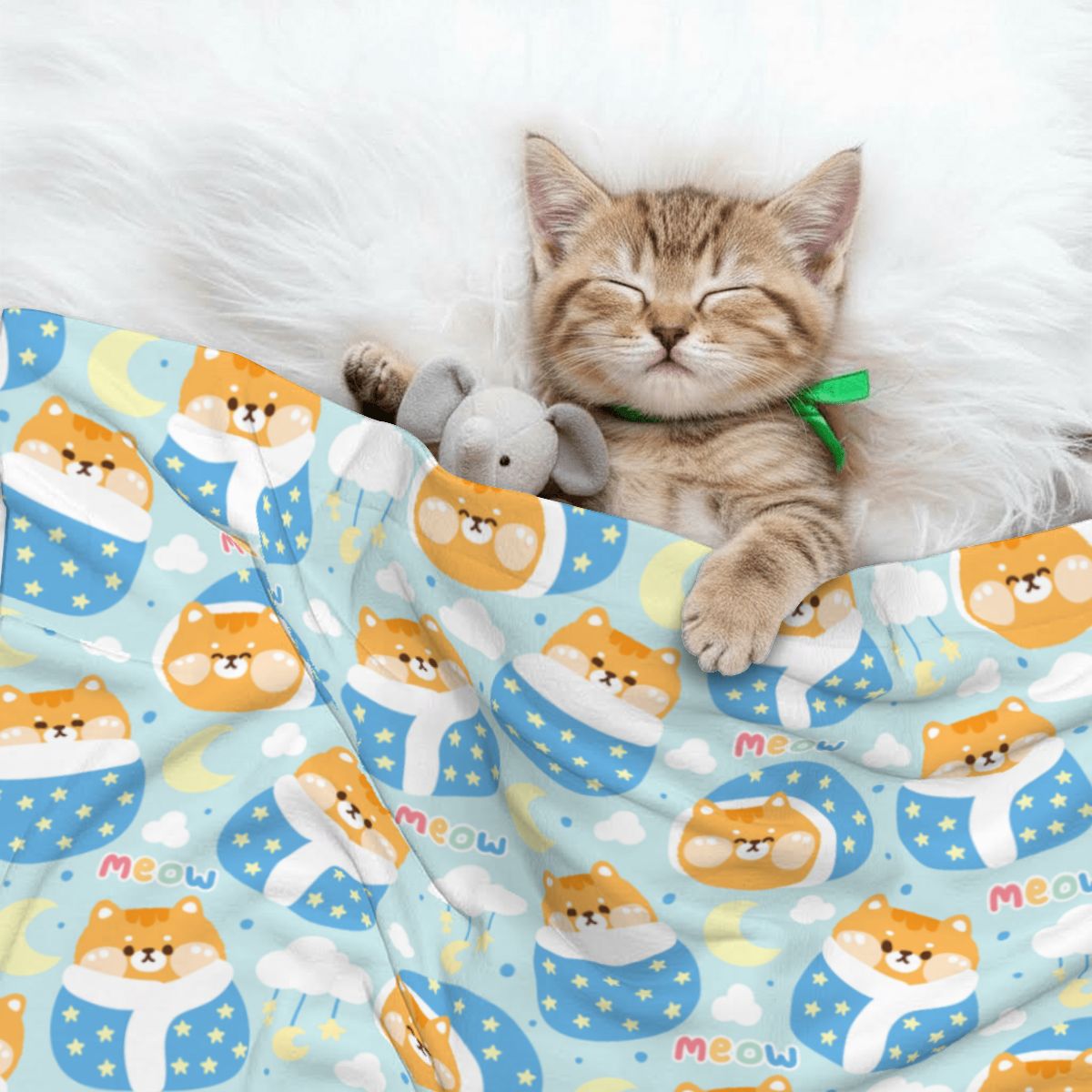 Cozy Meow Cat Blanket