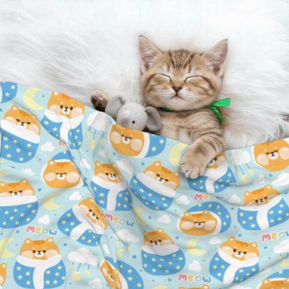 Cozy Meow Cat Blanket