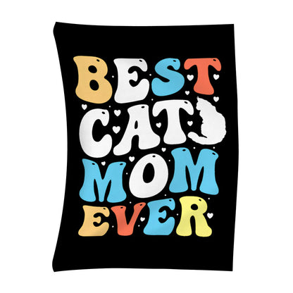 Best Cat Mom Cat Blanket