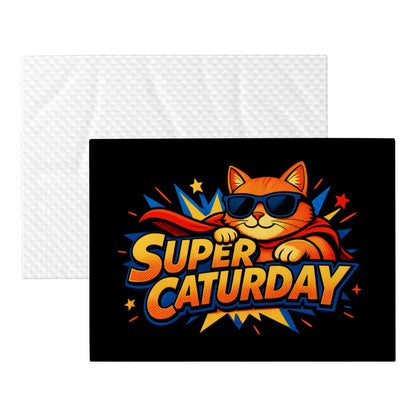 Super Caturday Hero Cat Blanket